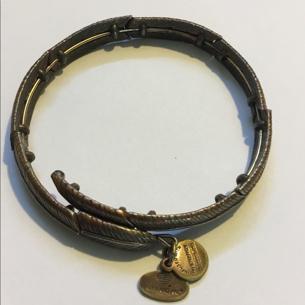 Alex and Ani Feather Bracelet